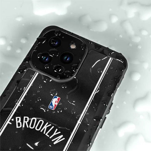 NBA Brooklyn Nets Jersey iPhone 15 Pro Waterproof Case